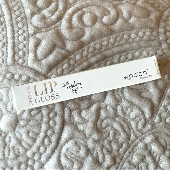 NWT! Woosh Beauty SPIN-ON Vegan Non-Sticky Lip Gloss in GLAM TAUPE - Picture 9 of 12